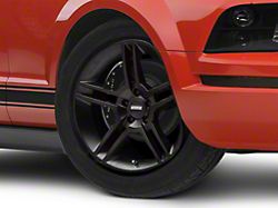 2010 GT500 Style Matte Black Wheel; 18x9; 30mm Offset (05-09 Mustang)