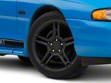 2010 GT500 Style Matte Black Wheel; 18x9; 30mm Offset (94-98 Mustang)
