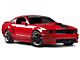 SEC10 Hood Stripe; Matte Black (05-09 Mustang GT, V6)