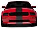 SEC10 Super Snake Style Stripes; Matte Black (05-14 Mustang)