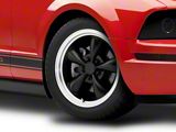 Bullitt Matte Black Wheel; 17x8 (05-09 Mustang GT, V6)