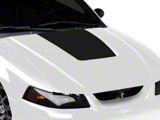 SEC10 Hood Decal; Matte Black (99-01 Mustang Cobra; 03-04 Mustang V6)