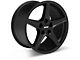Saleen Style Matte Black Wheel; Rear Only; 18x10 (94-98 Mustang)