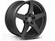 Staggered Forgestar CF5 Matte Black Wheel and Pirelli Tire Kit; 19x9/10 (05-14 Mustang)