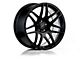 Staggered Forgestar F14 Monoblock Matte Black Wheel and Mickey Thompson Tire Kit; 19x9/10 (15-23 Mustang GT, EcoBoost, V6)