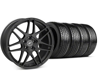 19x9.5 Forgestar F14 Wheel & Pirelli All-Season P Zero Nero Tire Package (15-23 Mustang GT, EcoBoost, V6)