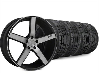 20x8.5 Niche Milan Wheel & NITTO High Performance NT555 G2 Tire Package (15-23 Mustang GT, EcoBoost, V6)