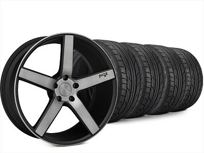 20x8.5 Niche Milan Wheel & NITTO High Performance NT555 G2 Tire Package (15-23 Mustang GT, EcoBoost, V6)