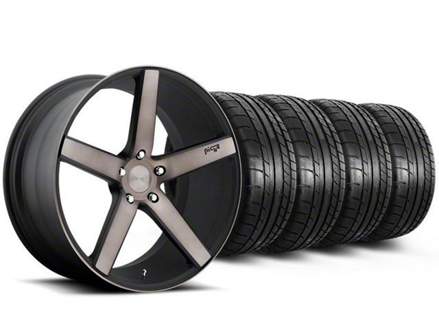 20x8.5 Niche Milan Wheel & Mickey Thompson Street Comp Tire Package (05-14 Mustang)