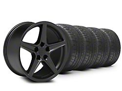 18x9 Saleen Style Wheel & Mickey Thompson Street Comp Tire Package (05-14 Mustang GT, V6)