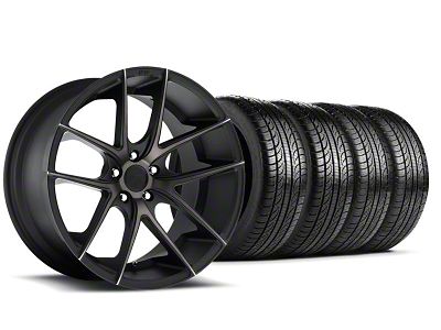 19x8.5 Niche Targa Wheel & Pirelli All-Season P Zero Nero Tire Package (05-14 Mustang)