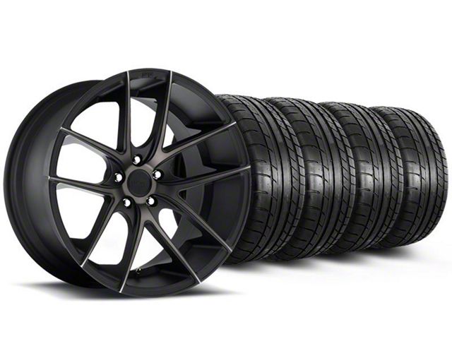 19x8.5 Niche Targa Wheel - 255/40R19 Mickey Thompson High Performance Summer Street Comp Tire; Wheel & Tire Package (05-14 Mustang)