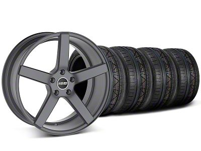 20x8.5 MMD 551C Wheel - 255/35R20 NITTO High Performance Summer INVO Tire; Wheel & Tire Package (05-14 Mustang)