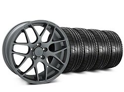 19x8.5 AMR Wheel & Mickey Thompson Street Comp Tire Package (15-23 Mustang GT, EcoBoost, V6)