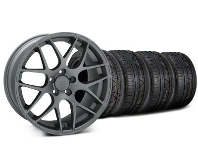 19x8.5 AMR Wheel & NITTO High Performance INVO Tire Package (15-23 Mustang GT, EcoBoost, V6)