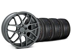 19x8.5 AMR Wheel & NITTO High Performance INVO Tire Package (15-23 Mustang GT, EcoBoost, V6)