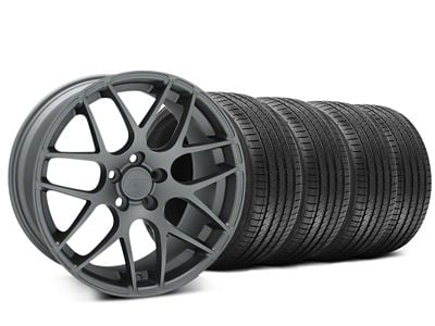 20x8.5 AMR Wheel & Sumitomo High Performance HTR Z5 Tire Package (15-23 Mustang GT, EcoBoost, V6)