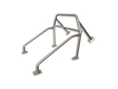 Maximum Motorsports 6-Point Drag Race Roll Bar with Fixed Harness Mount (94-04 Mustang Coupe)