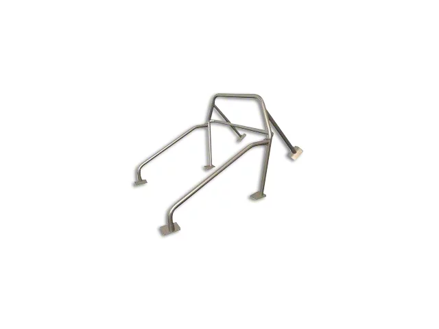 Maximum Motorsports 6-Point Drag Race Roll Bar with Fixed Harness Mount (94-04 Mustang Coupe)