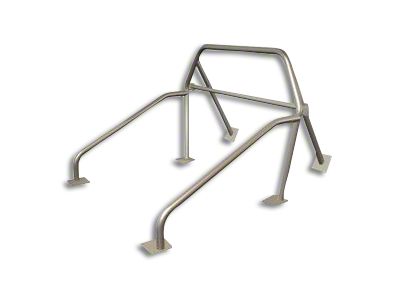 Maximum Motorsports 6-Point Street/Strip Roll Bar with Removable Harness Mount (94-04 Mustang Convertible)