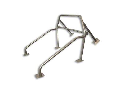 Maximum Motorsports 6-Point Street/Strip Roll Bar with Removable Harness Mount (94-04 Mustang Coupe)