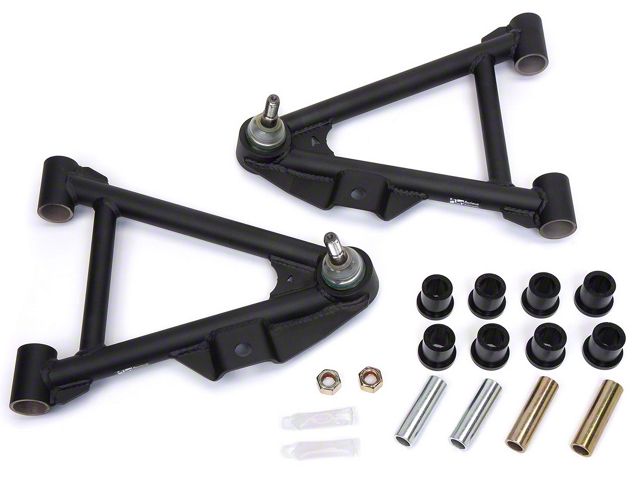 Maximum Motorsports Non-Offset Front Control Arms with Delrin Bushings (79-93 Mustang)