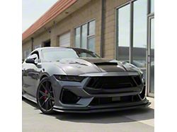 MAZ Muscle SS Front 4 Grille Kit; Gloss Black (24-26 Mustang GT)