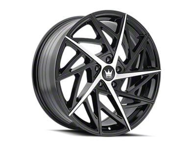 Mazzi Freestyle Gloss Black Machined Wheel; 20x8.5; 35mm Offset (05-09 Mustang)