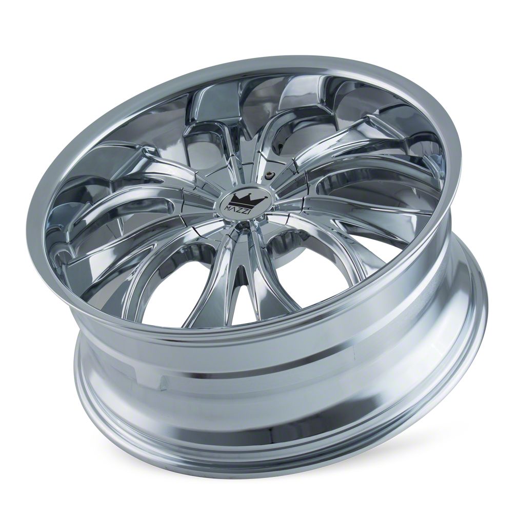 まー Mazzi Camaro Hustler Chrome Wheel; 22x9.5; 18mm Offset 342