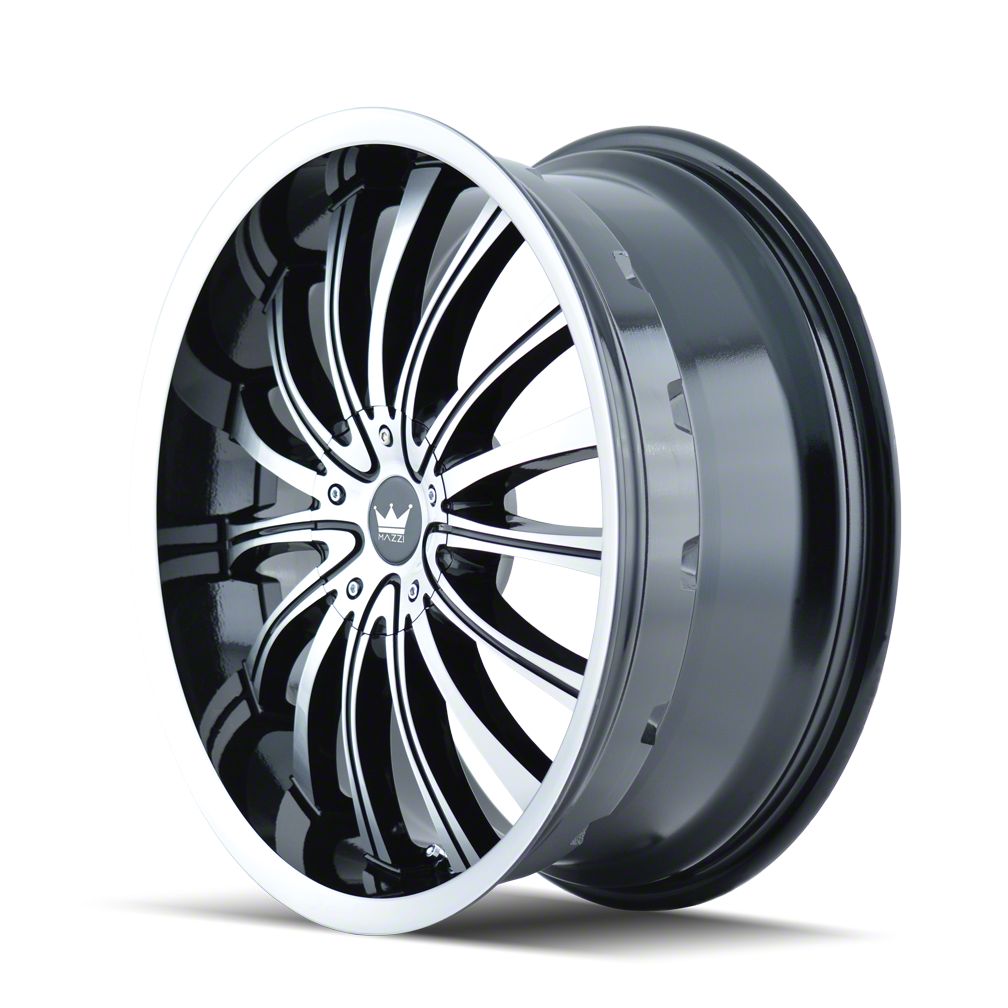 プライマシー4 Mazzi Camaro Hype Gloss Black Machined Wheel; 20x9; 18mm