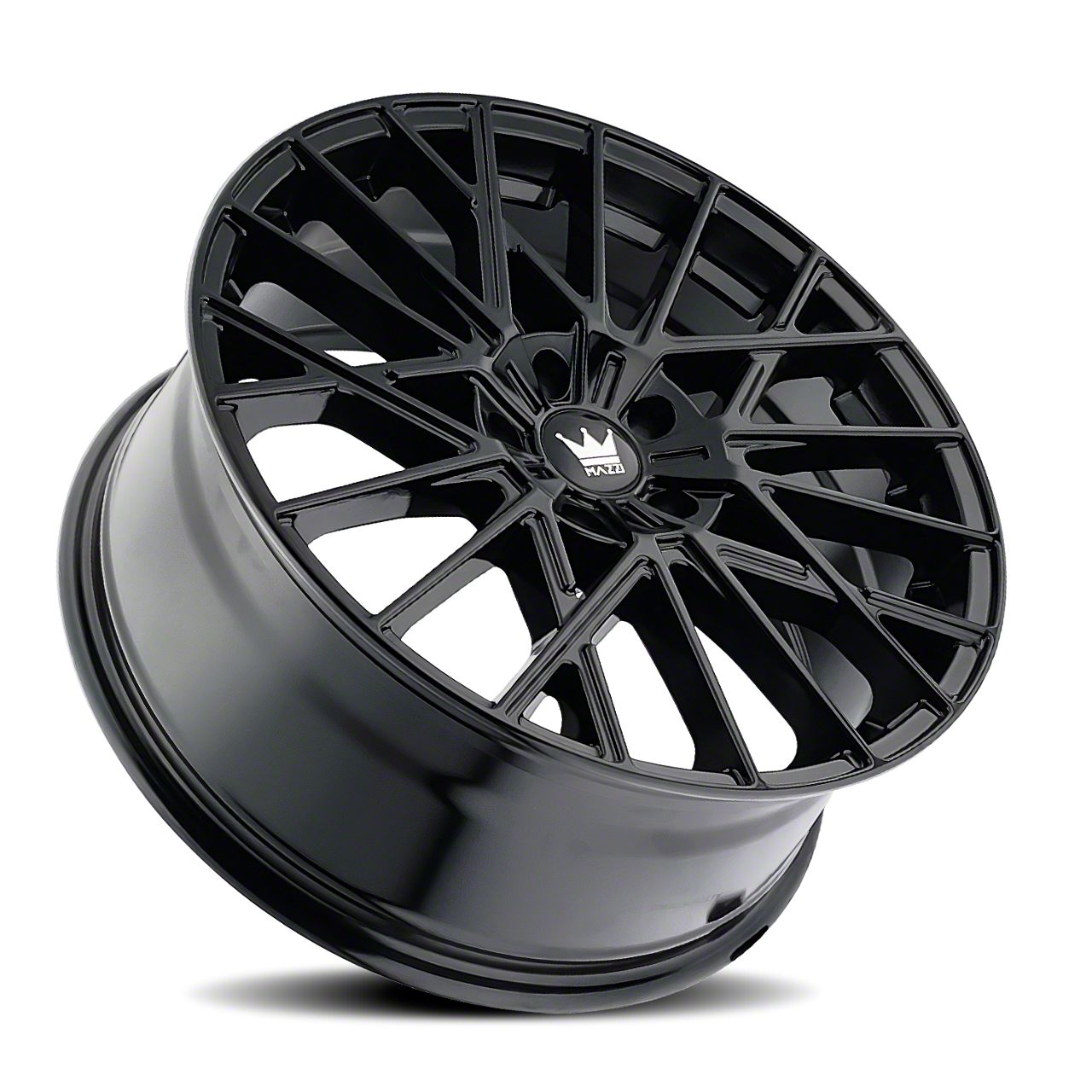 mknyam様 Mazzi Camaro Jinx Gloss Black Wheel; 18x8; 40mm Offset 378
