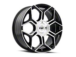 Mazzi Libra Gloss Black Machined Wheel; 20x8.5; 35mm Offset (11-23 AWD Charger)