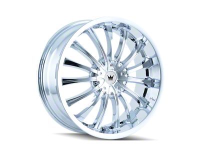 Mazzi Hype Chrome Wheel; 18x7.5; 40mm Offset (10-14 Mustang GT w/o Performance Pack, V6)