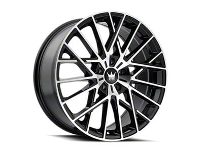 Mazzi Jinx Gloss Black Machined Wheel; 20x8.5; 38mm Offset (24-25 Mustang)