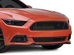 SpeedForm Modern Billet Mesh 3-Window Upper and Lower Grille Combo; Black (15-17 Mustang GT, EcoBoost, V6)