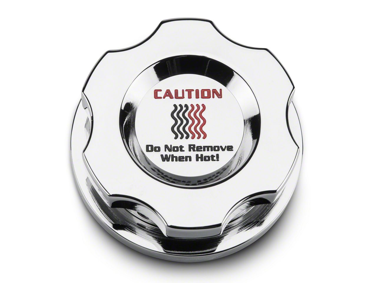 SpeedForm Mustang Modern Billet Radiator Cap Cover; Chrome 387026 (15 ...