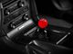 SpeedForm Modern Billet Retro Style 6-Speed Shift Knob; Red (11-14 Mustang GT, V6)