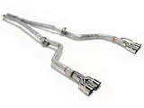 MBRP Armor Lite Cat-Back Exhaust with Polished Tips; Race Version (15-23 6.2L HEMI Challenger)