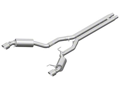 MBRP Armor Lite Cat-Back Exhaust with H-Pipe; Street Version (15-17 Mustang GT)