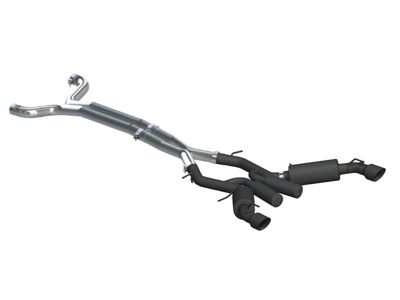 MBRP Armor BLK Cat-Back Exhaust (16-24 Camaro SS Coupe w/ Manual Transmission & w/o NPP Dual Mode Exhaust)