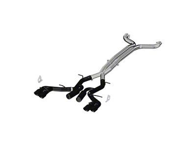 MBRP Armor BLK Cat-Back Exhaust; Race Version (16-24 Camaro SS Coupe w/ Manual Transmission & NPP Dual Mode Exhaust)