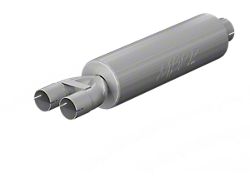 MBRP Armor Plus Chambered Center/Dual Muffler; 3-Inch Inlet/2.50-Inch Outlet (Universal; Some Adaptation May Be Required)
