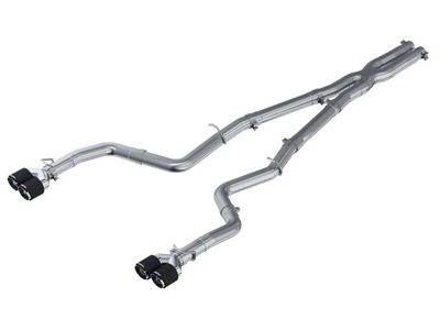 MBRP Armor Pro Cat-Back Exhaust with Carbon Fiber Tips; Race Version (15-16 5.7L HEMI Challenger)