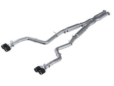 MBRP Armor Pro Cat-Back Exhaust with Carbon Fiber Tips; Street Version (15-16 5.7L HEMI Challenger)