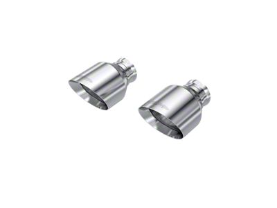 MBRP 5-Inch Round Exhaust Tips; Polished Stainless Steel (15-23 V8 HEMI Charger)