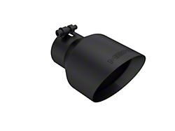 MBRP Angled Cut Dual Wall Exhaust Tip; 5-Inch; Black (Fits 3-Inch Tailpipe)