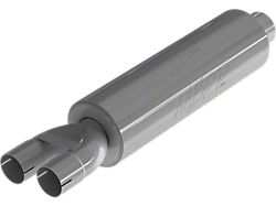 MBRP Armor Plus Chambered Center/Dual Muffler; 3-Inch Inlet/2.50-Inch Outlet (Universal; Some Adaptation May Be Required)