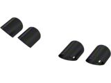 MBRP 4-Inch Round Quad Exhaust Tips; Black Stainless Steel (15-26 Mustang w/ Quad Tips)