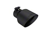 MBRP Angled Cut Dual Wall Exhaust Tip; 5-Inch; Black (Fits 3-Inch Tailpipe)