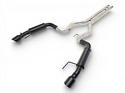 MBRP Armor BLK Cat-Back Exhaust; Race Version (24-26 Mustang GT Fastback w/o Active Exhaust)